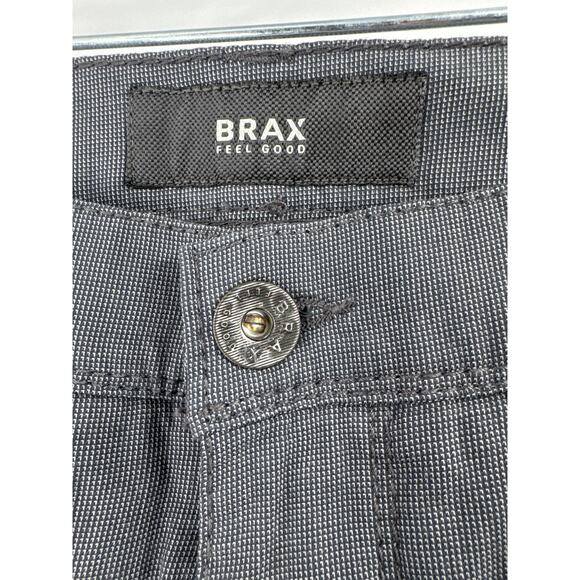 Brax Feel Good Cadiz Pants Mens gray Straight Fit Stretch size 42X34 - Picture 2 of 7